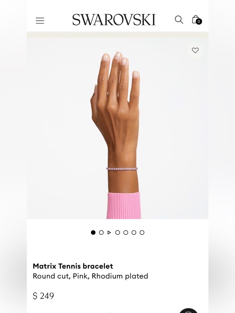 Tennis bracelet